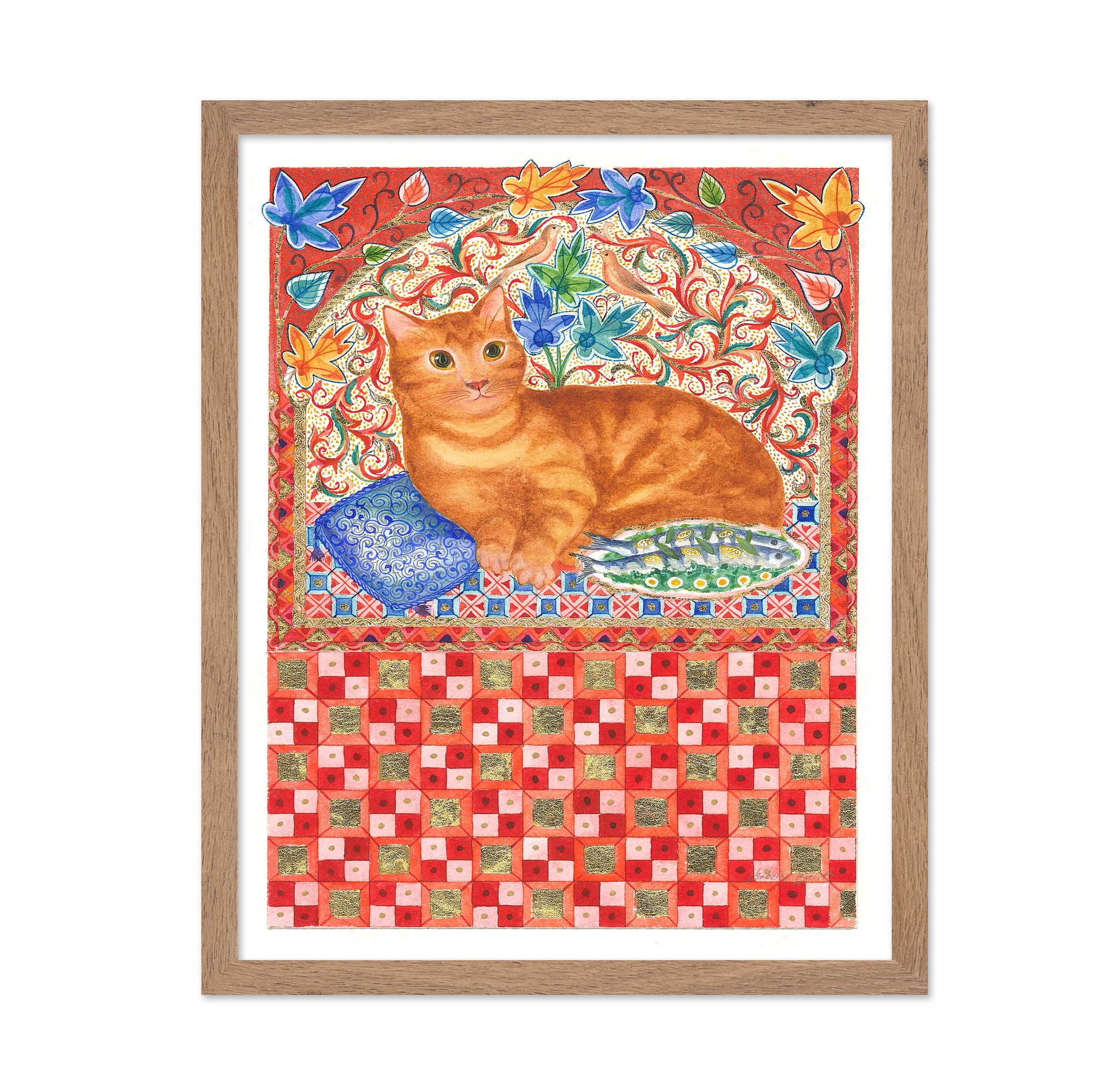 Patterned Ginger Cat