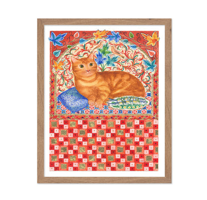 Patterned Ginger Cat
