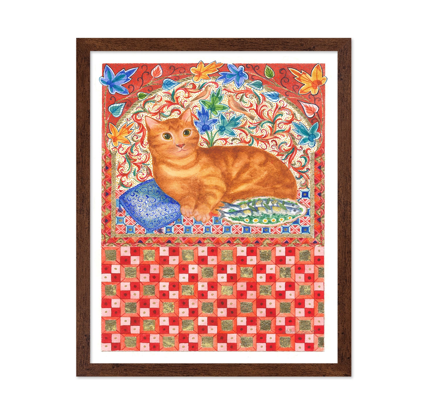 Patterned Ginger Cat