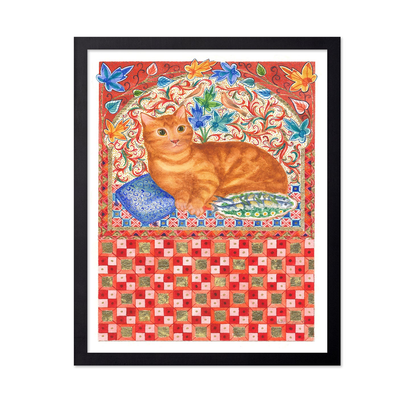 Patterned Ginger Cat