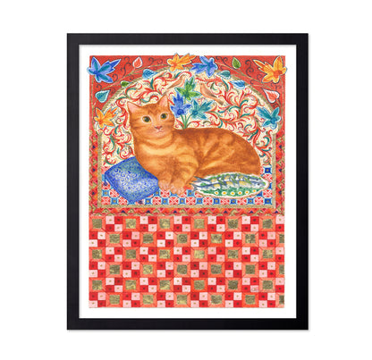 Patterned Ginger Cat