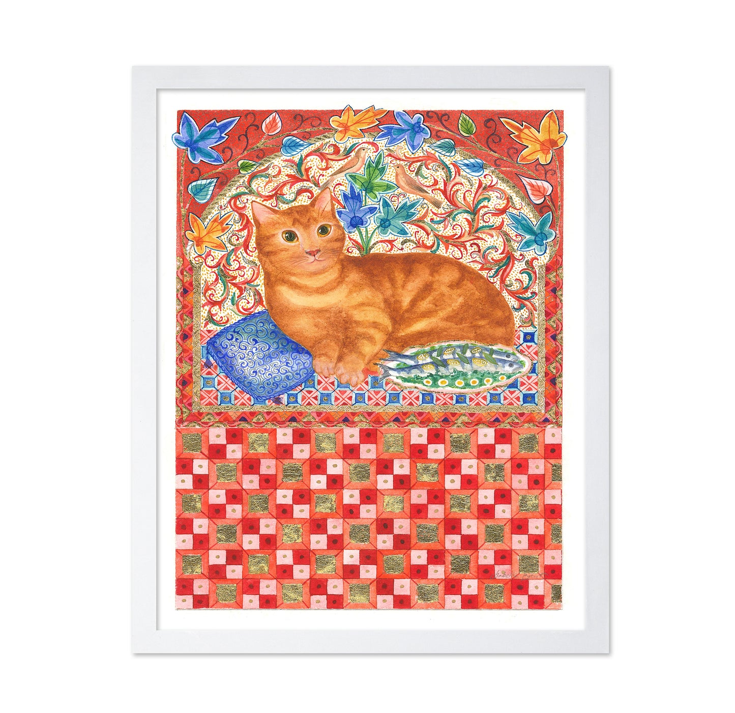 Patterned Ginger Cat