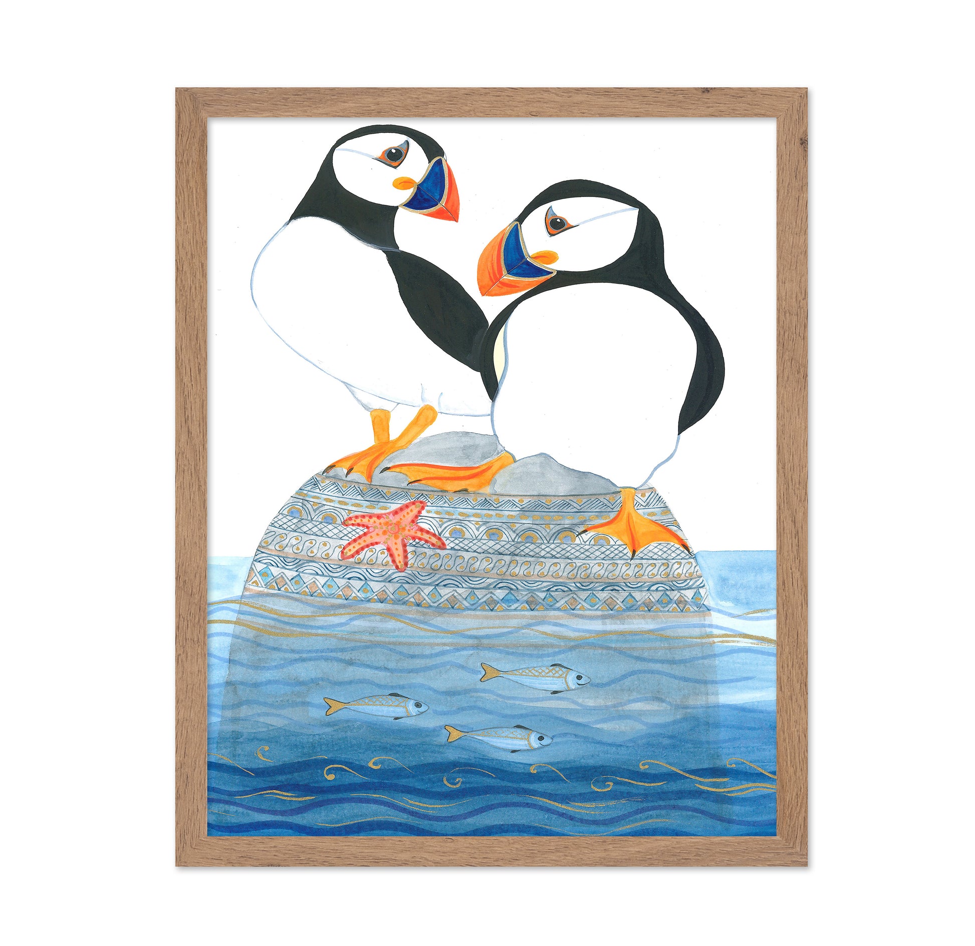 Puffins on the Rock