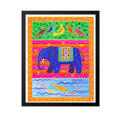 Vibrant Wildlife Tapestry