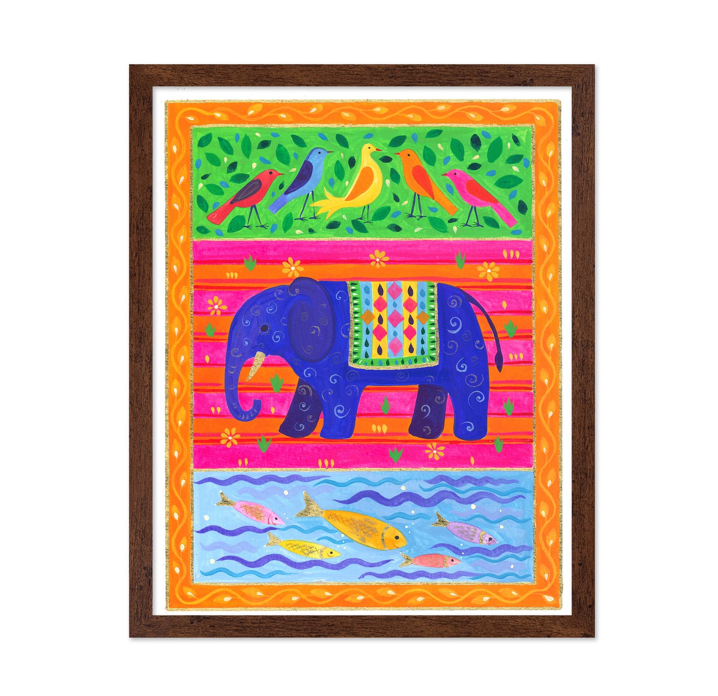 Vibrant Wildlife Tapestry