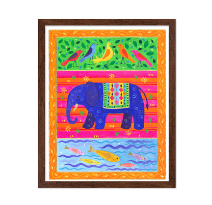 Vibrant Wildlife Tapestry