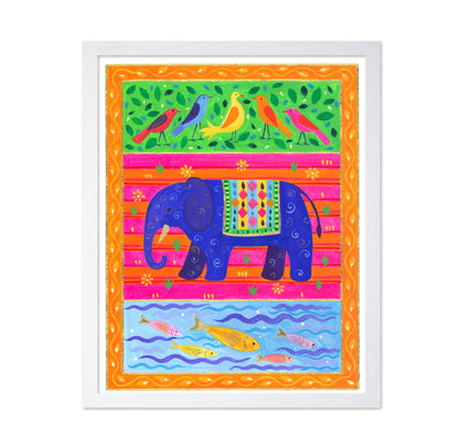 Vibrant Wildlife Tapestry