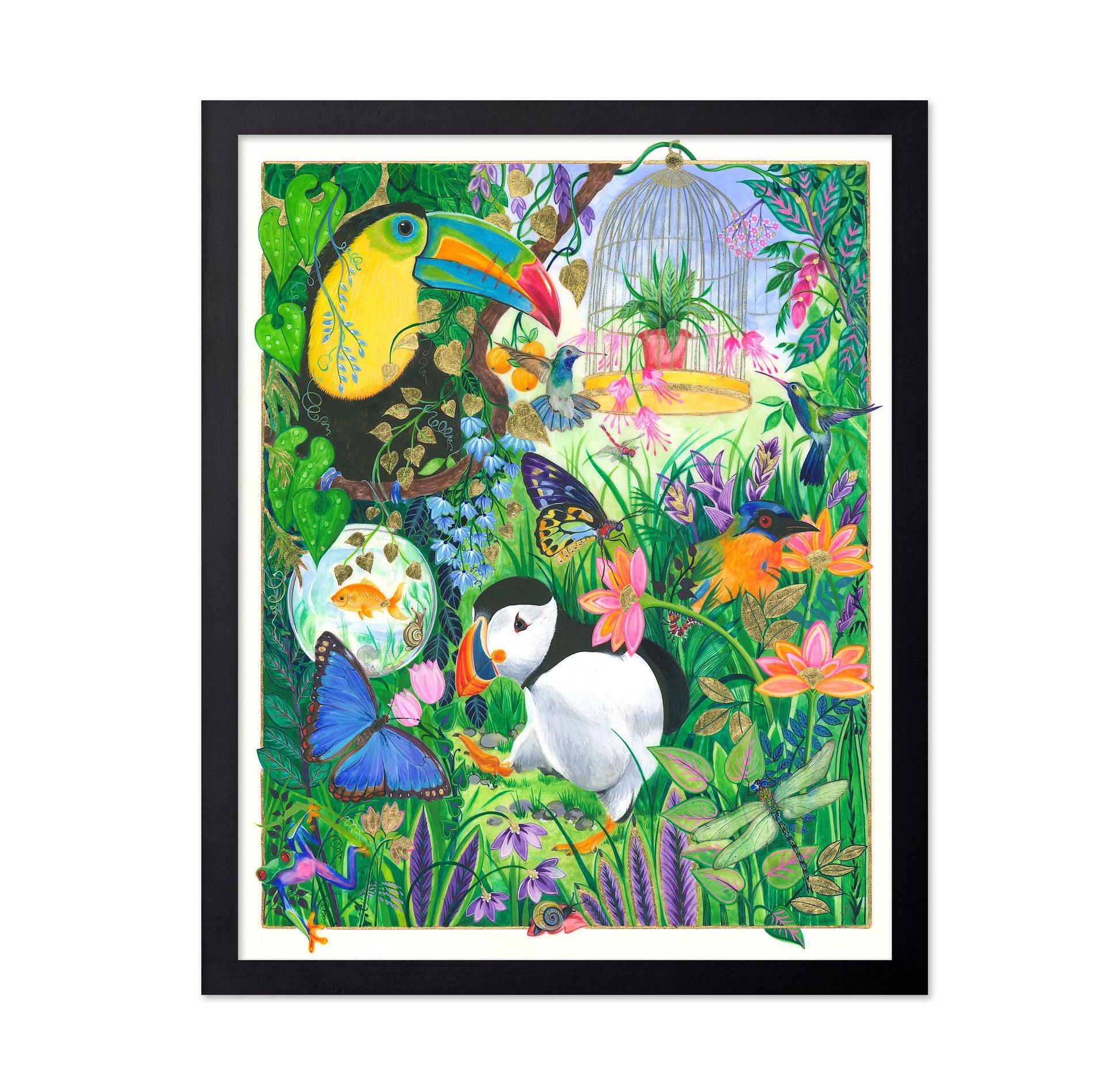 Wildlife In Lush Greenery
