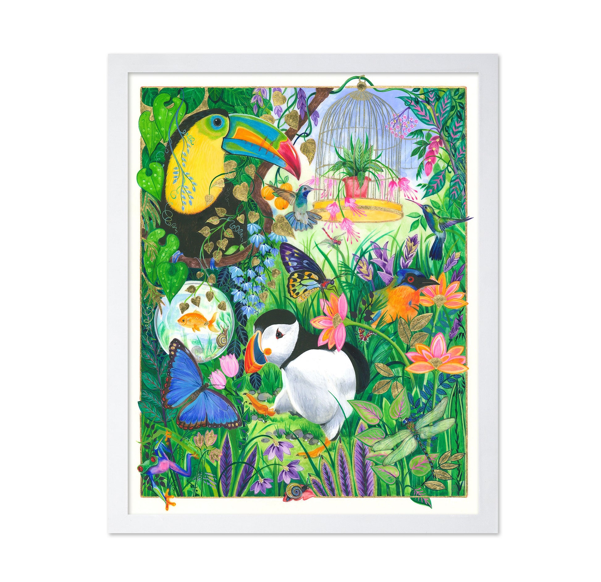 Wildlife In Lush Greenery