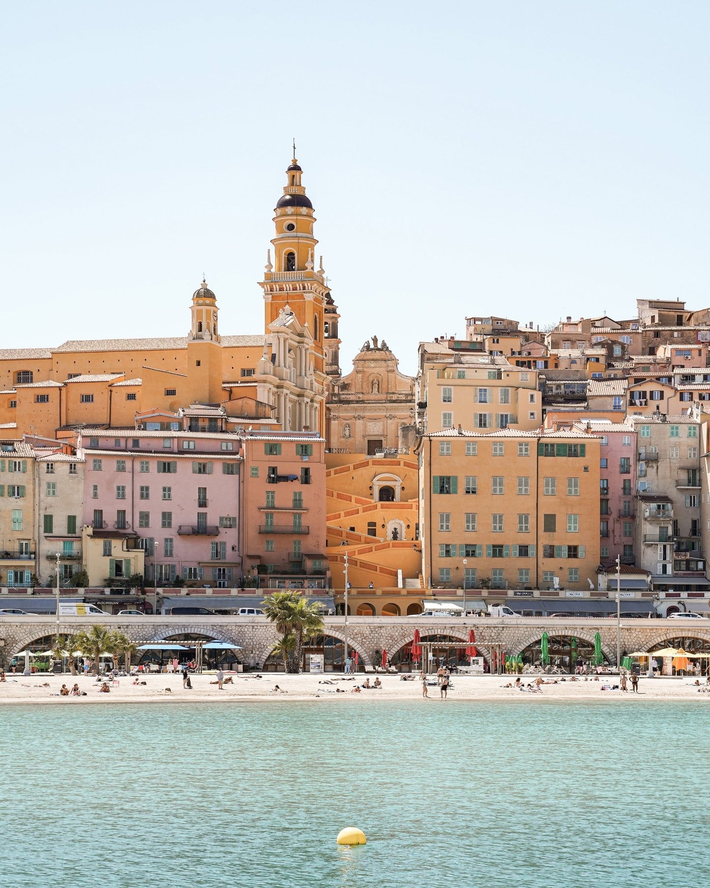 Skyline of Menton