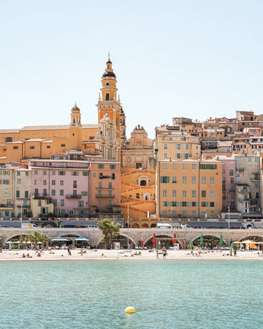 Skyline of Menton