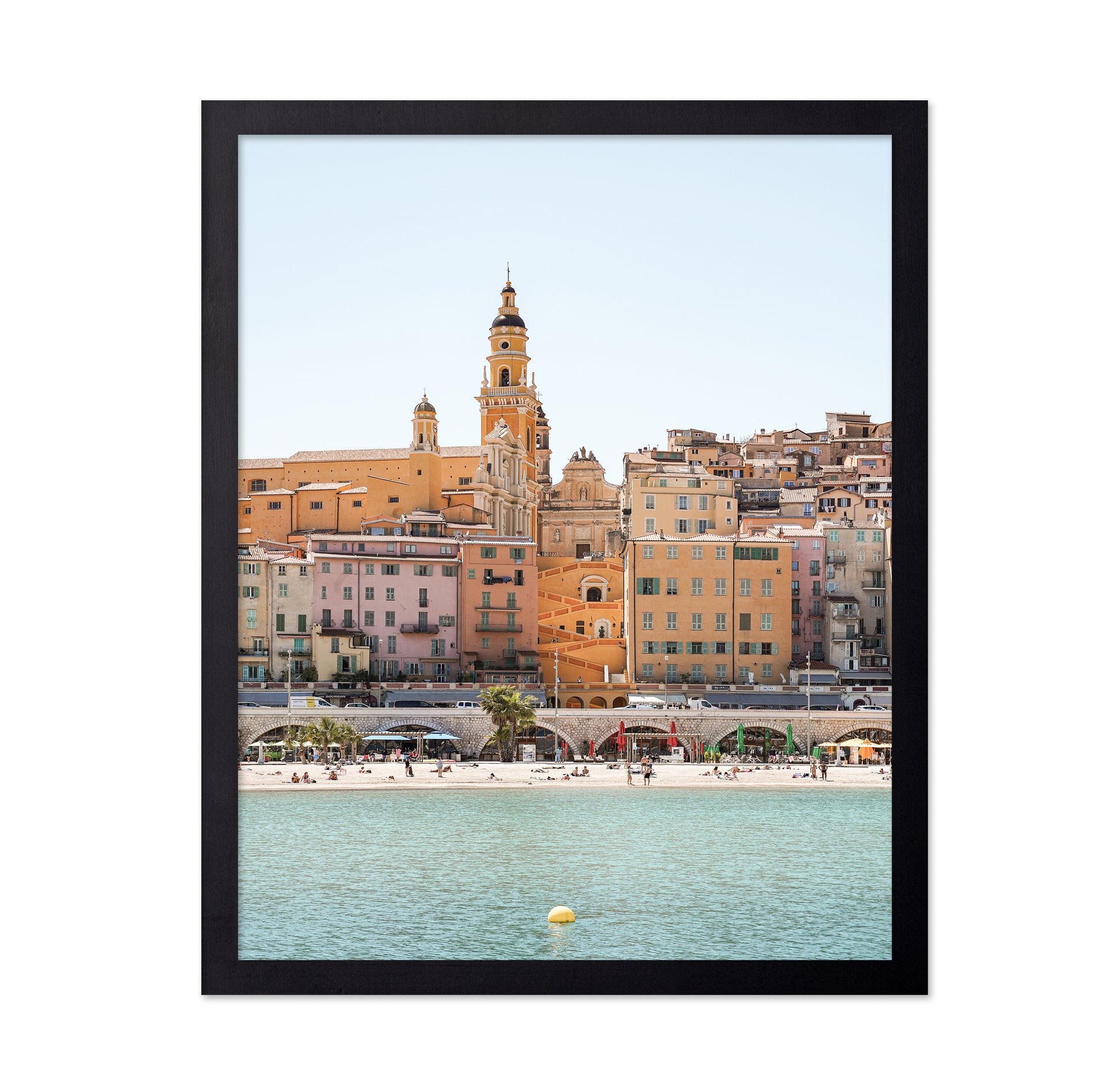 Skyline of Menton