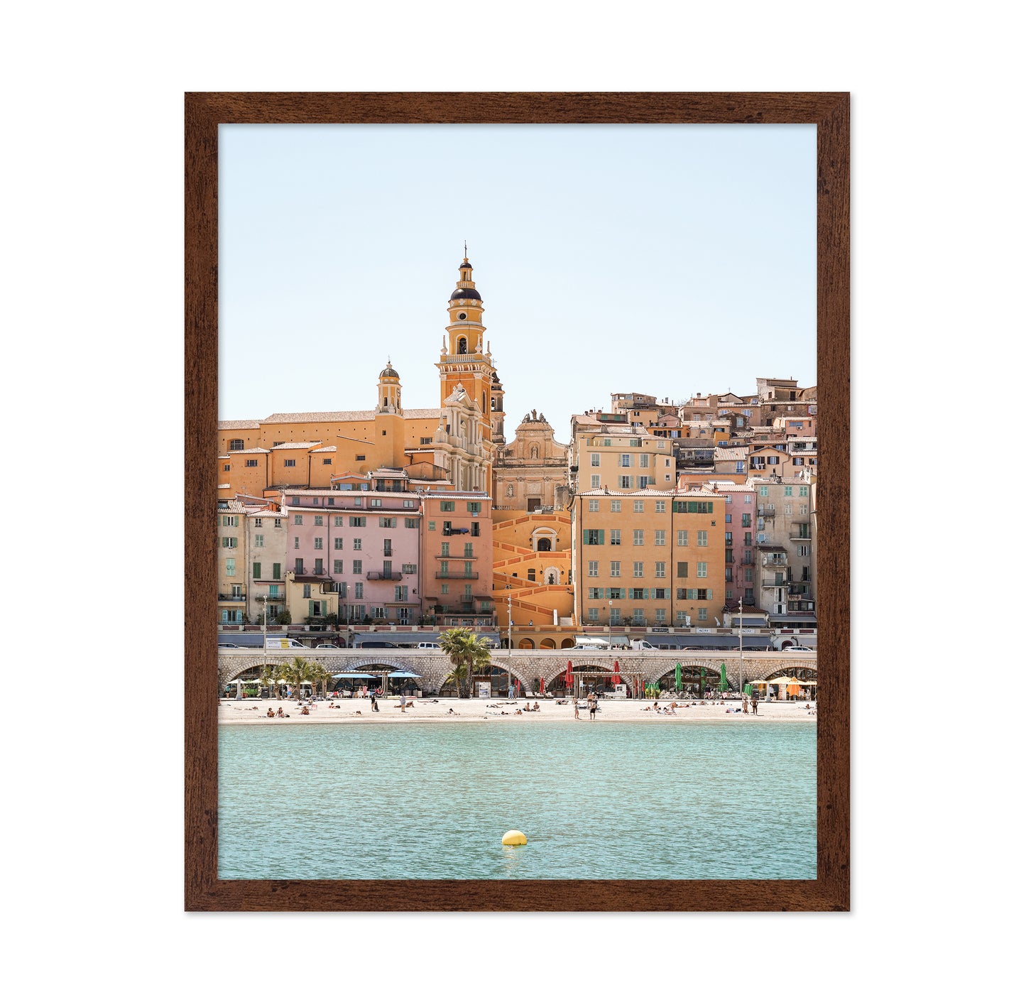Skyline of Menton