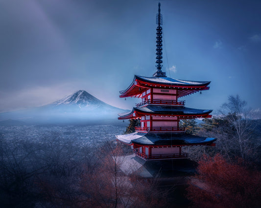 A Winter's Gaze Upon Fuji