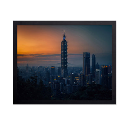 Taipei 101 At Sunset