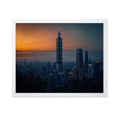 Taipei 101 At Sunset