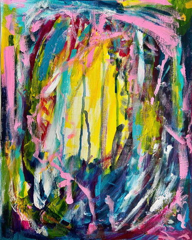 Pink and Yellow Contrast
