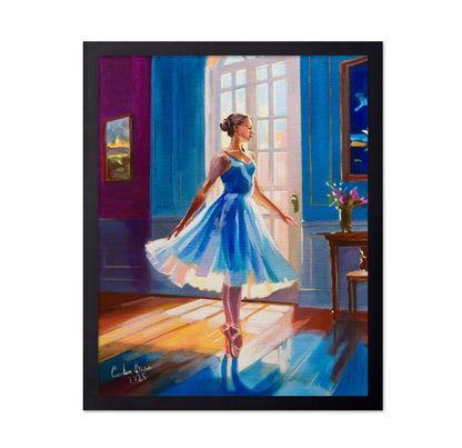 Ballerina In Blue