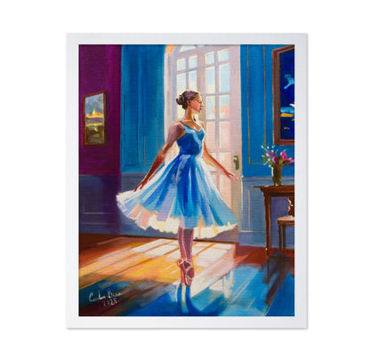 Ballerina In Blue
