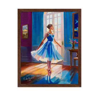 Ballerina In Blue