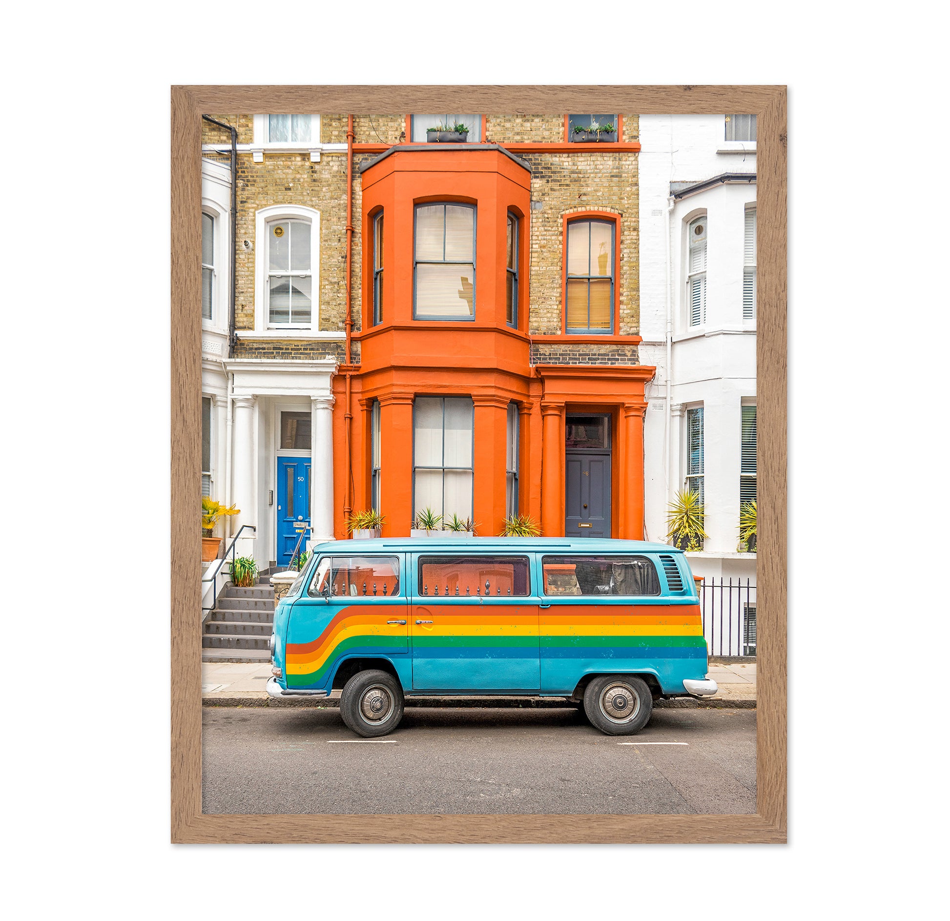 Retro Rainbow Van