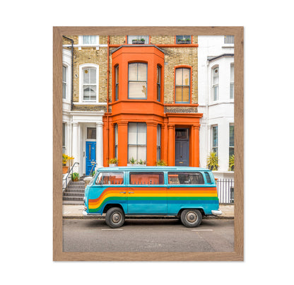Retro Rainbow Van