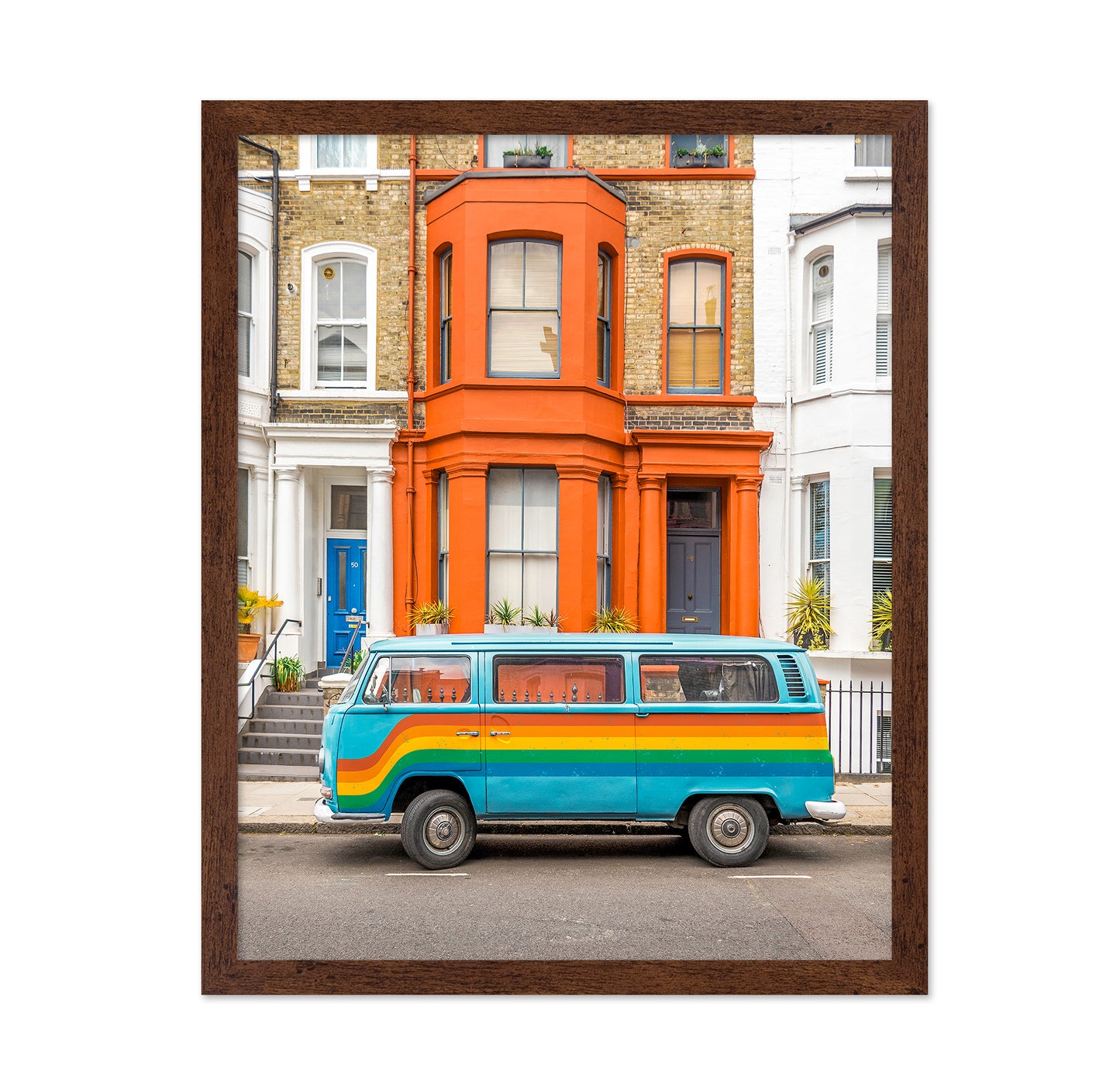 Retro Rainbow Van