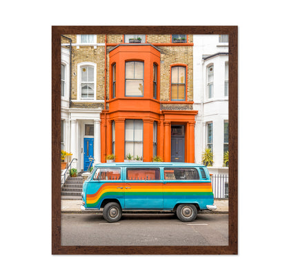 Retro Rainbow Van