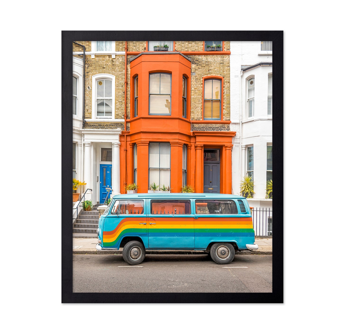 Retro Rainbow Van