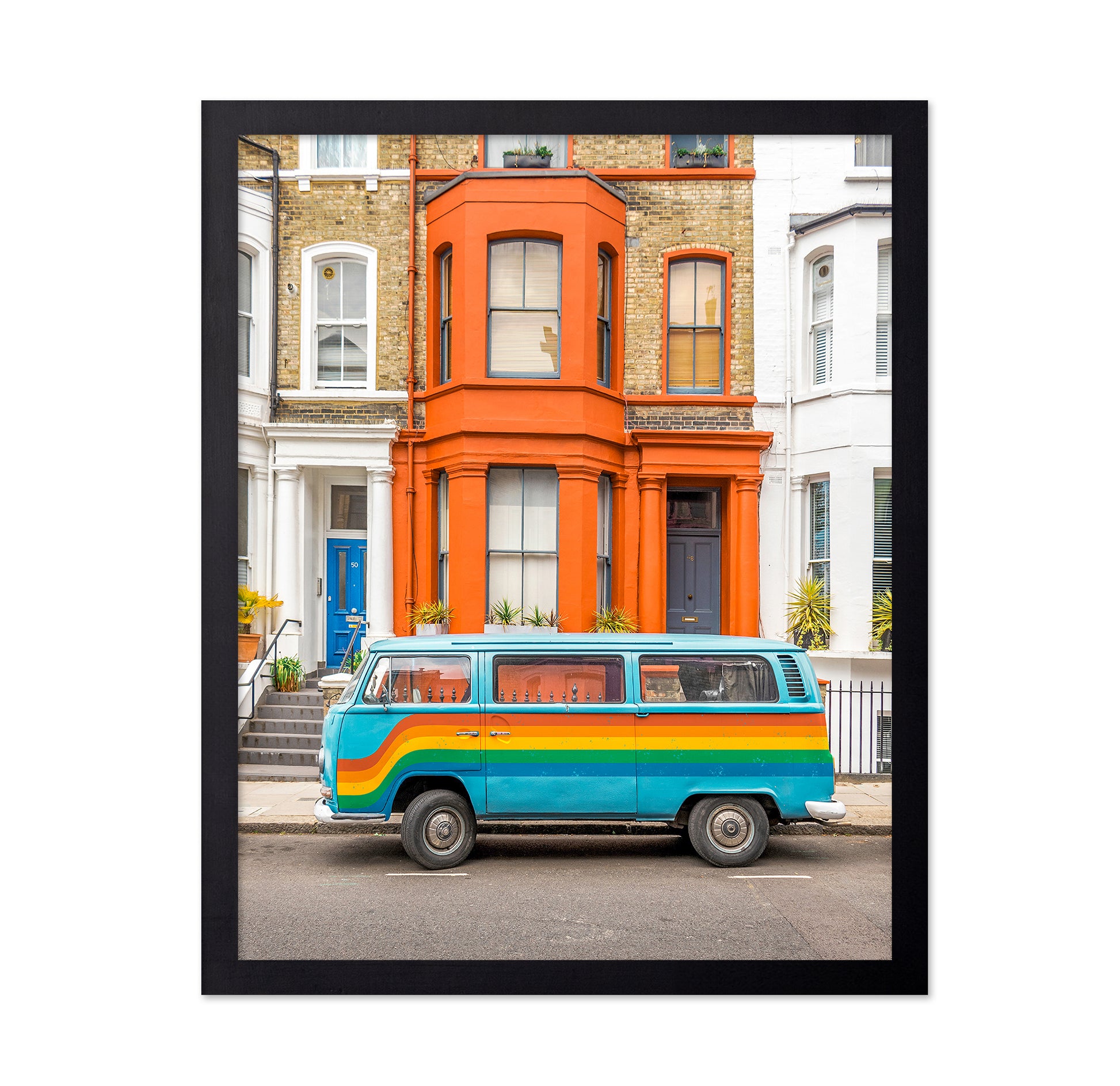 Retro Rainbow Van