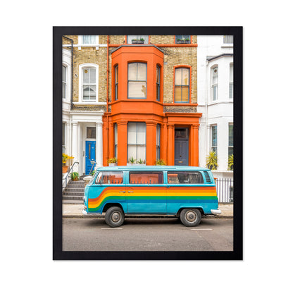 Retro Rainbow Van