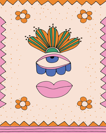 Evil Eye Cute Illustration