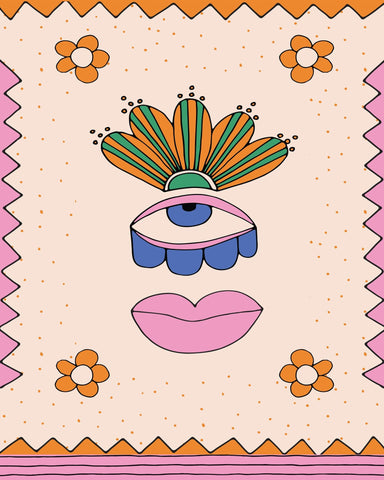 Evil Eye Cute Illustration