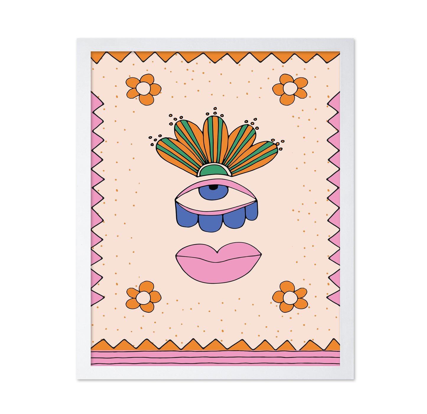 Evil Eye Cute Illustration