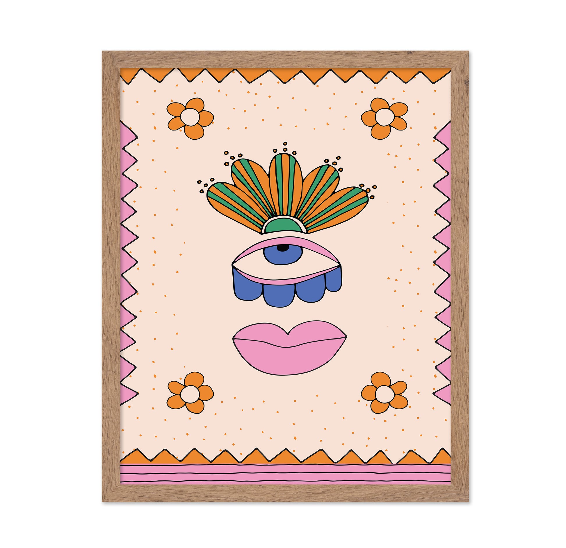 Evil Eye Cute Illustration