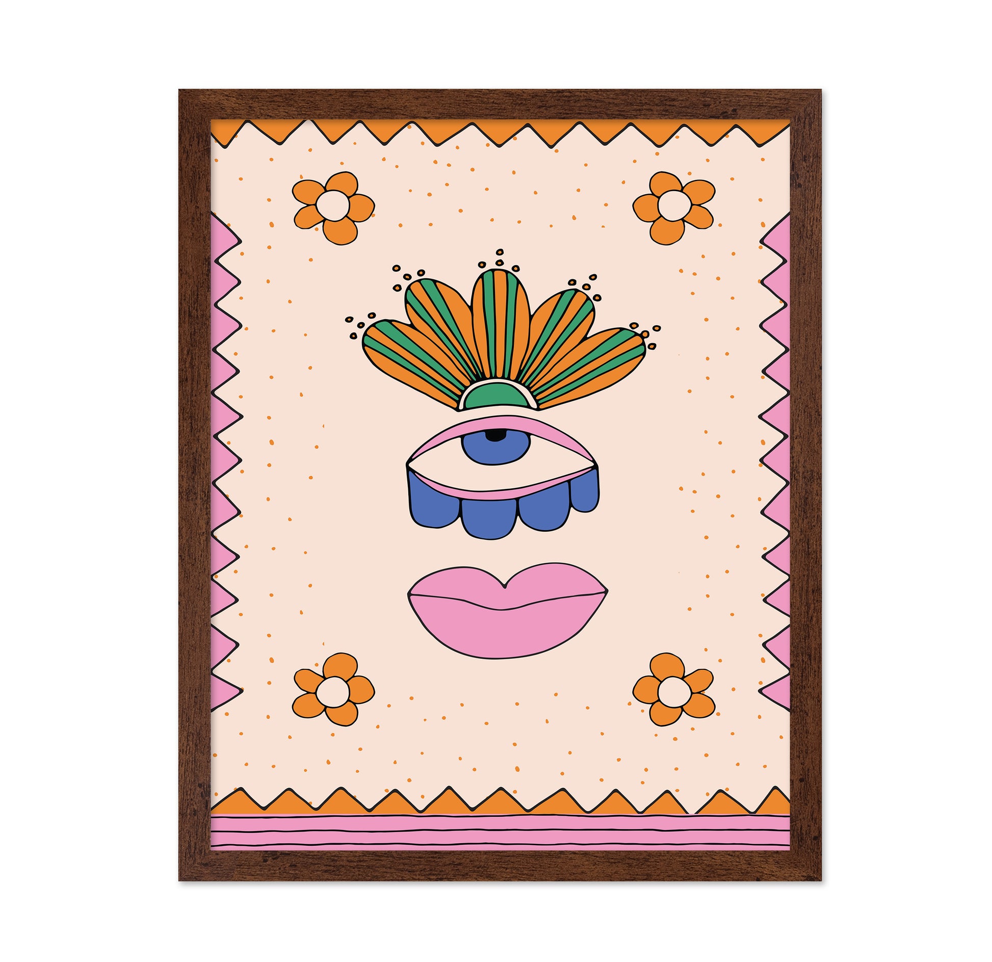 Evil Eye Cute Illustration