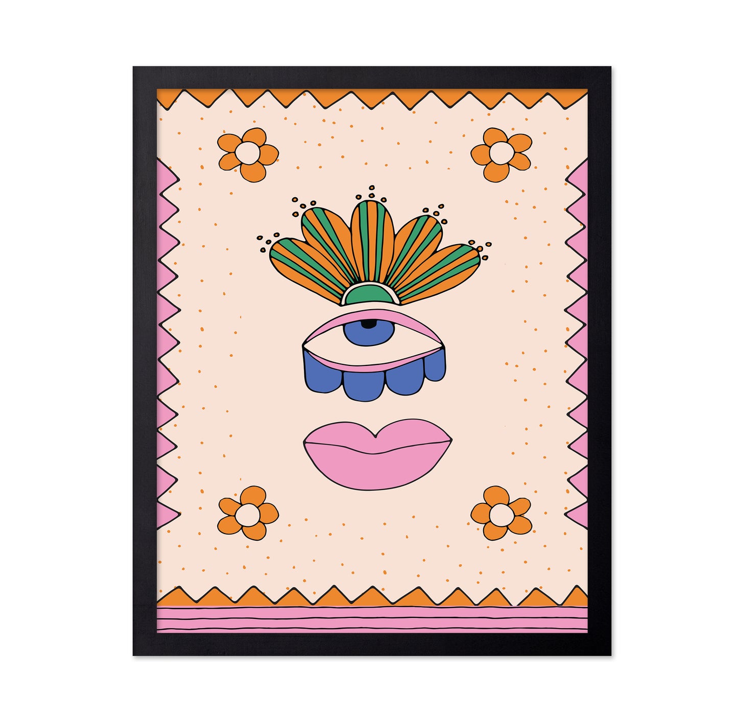 Evil Eye Cute Illustration
