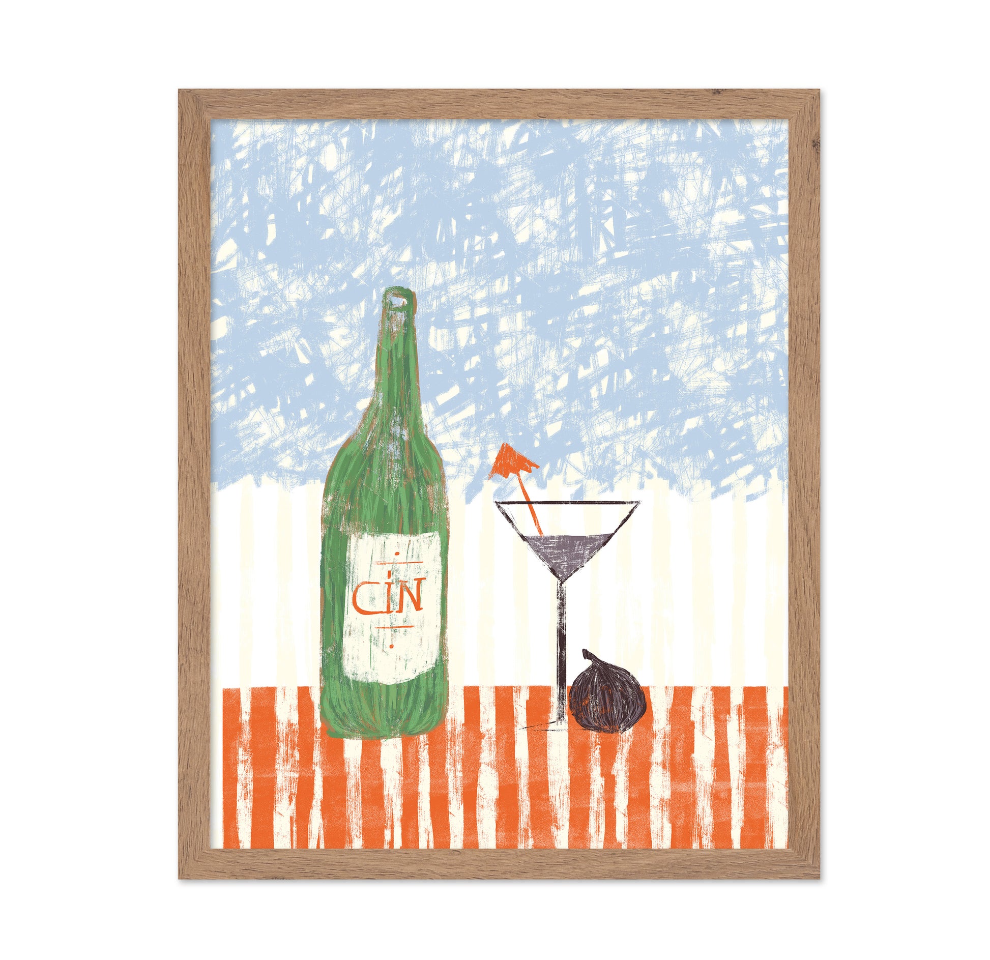 Vibrant Gin & Fig Still Life