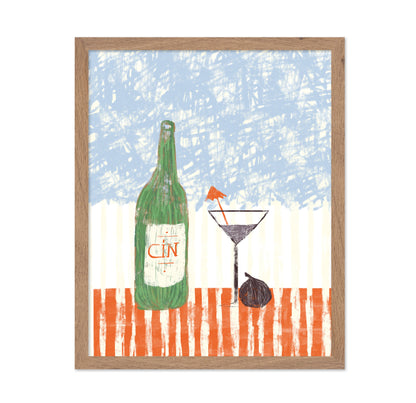 Vibrant Gin & Fig Still Life