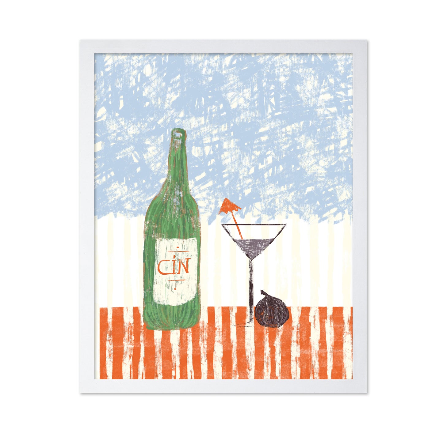 Vibrant Gin & Fig Still Life