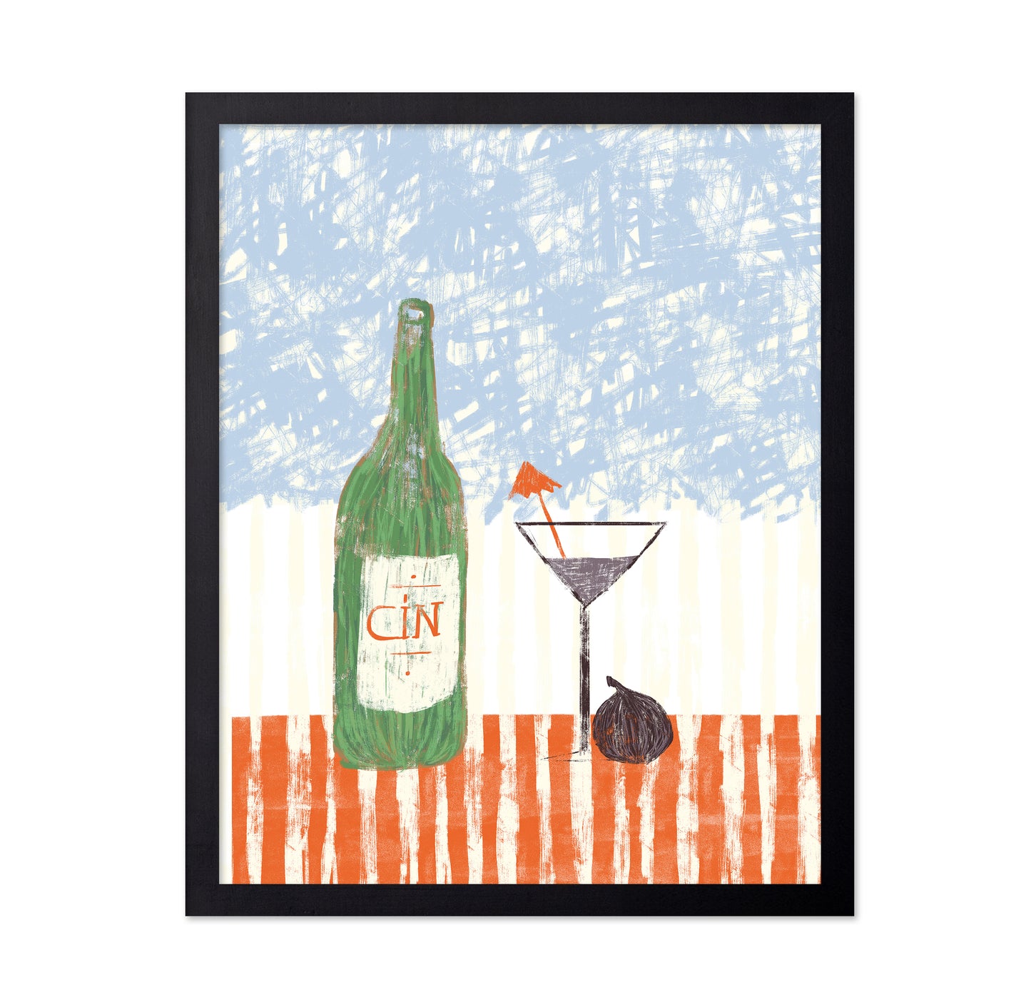Vibrant Gin & Fig Still Life
