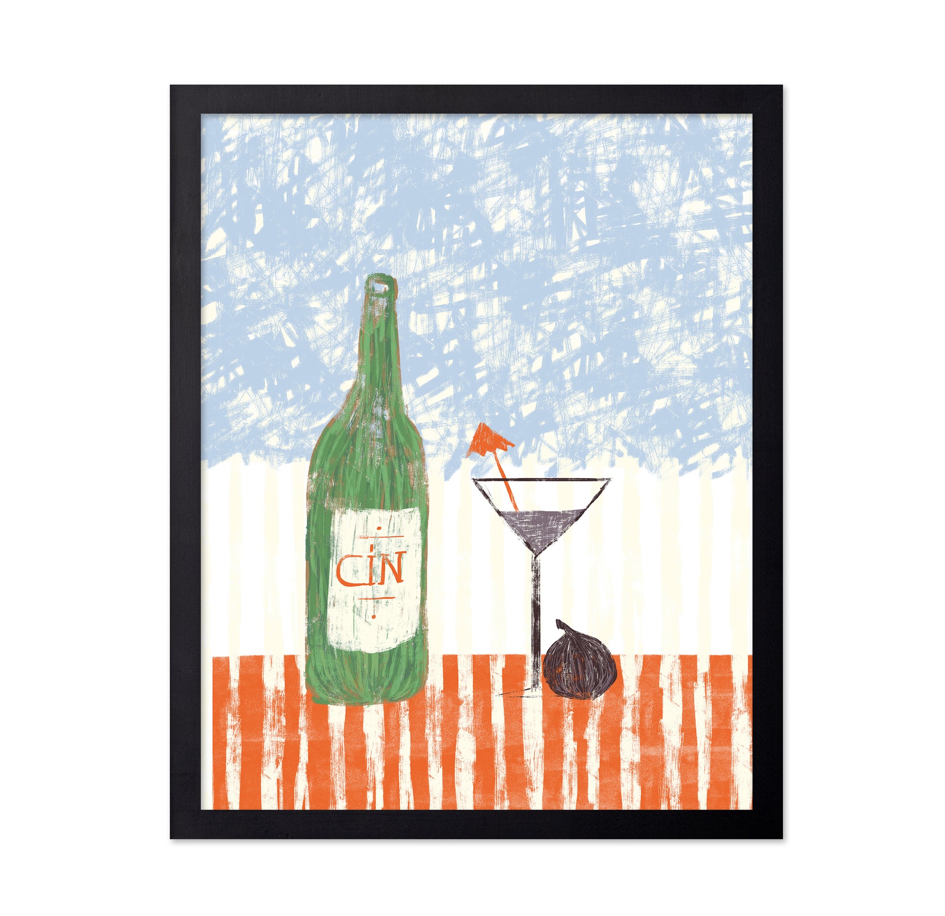 Vibrant Gin & Fig Still Life