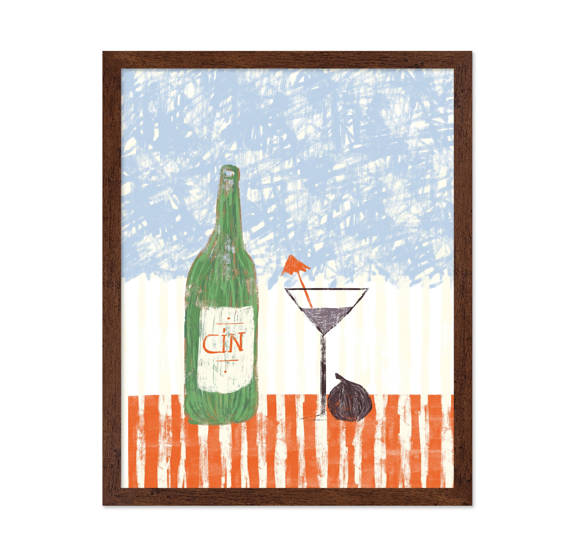 Vibrant Gin & Fig Still Life