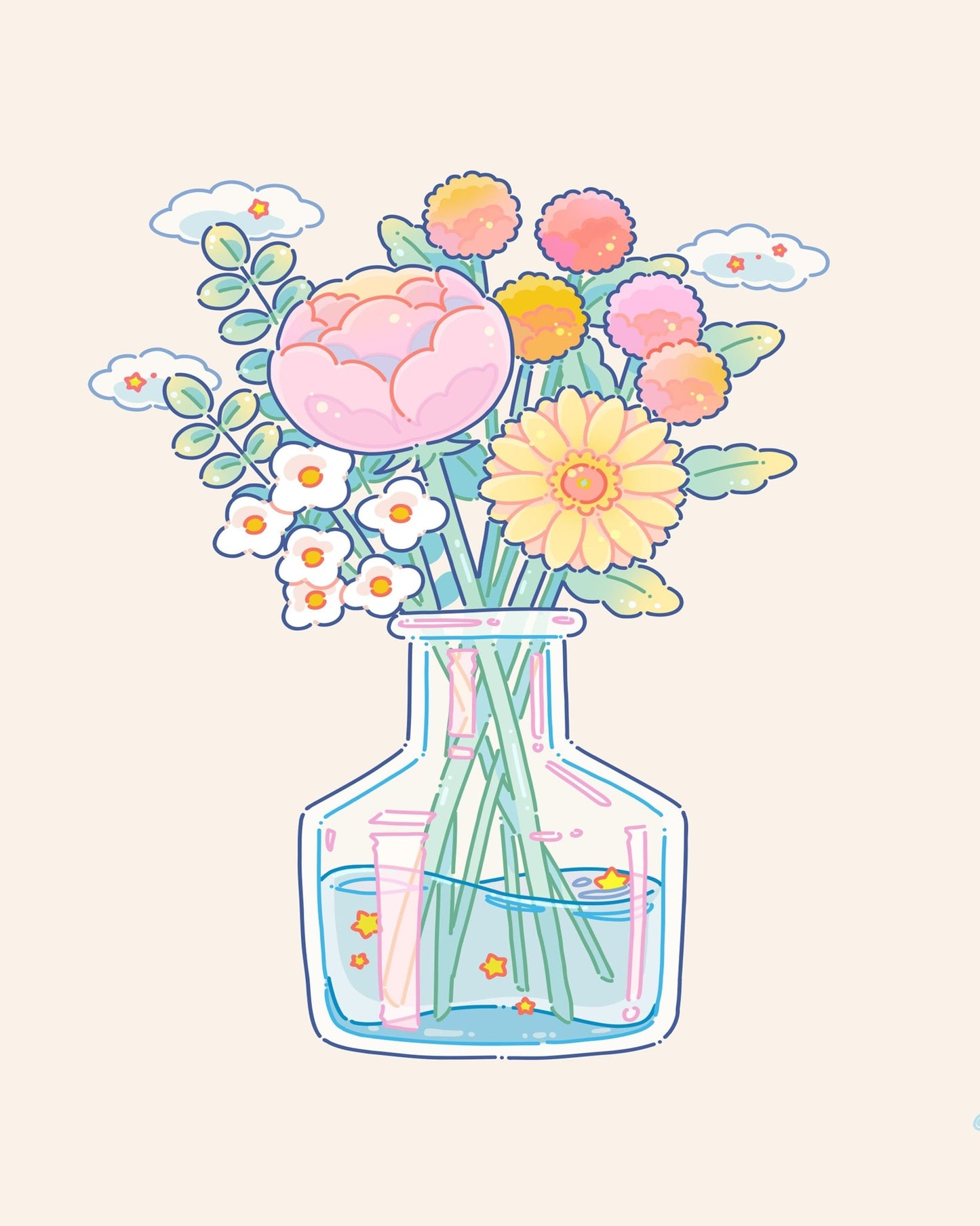 Summer Bouquet Vase