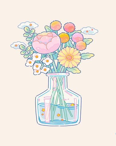 Summer Bouquet Vase