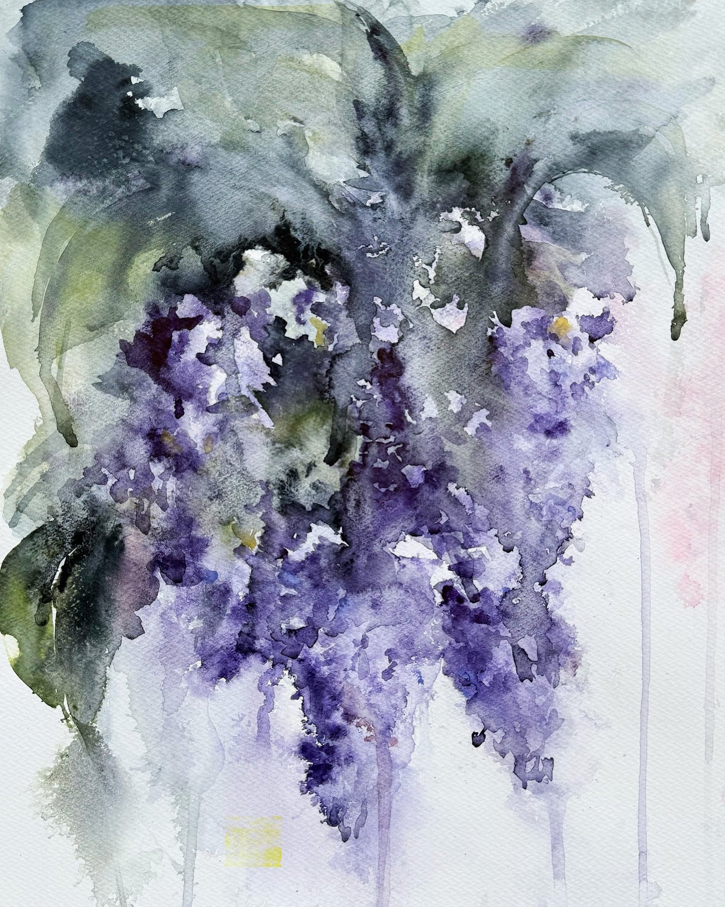 Lilac Flower Rain