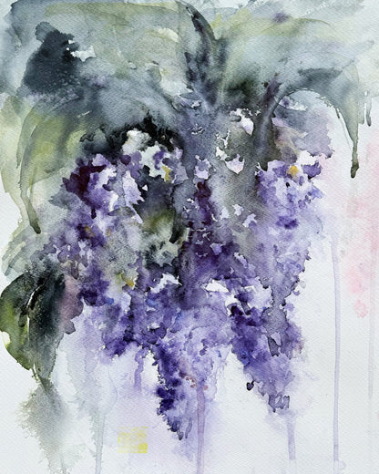 Lilac Flower Rain