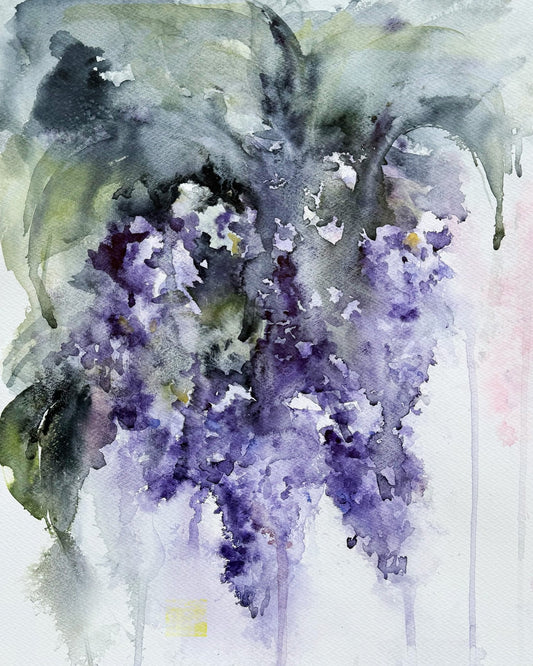 Lilac Flower Rain