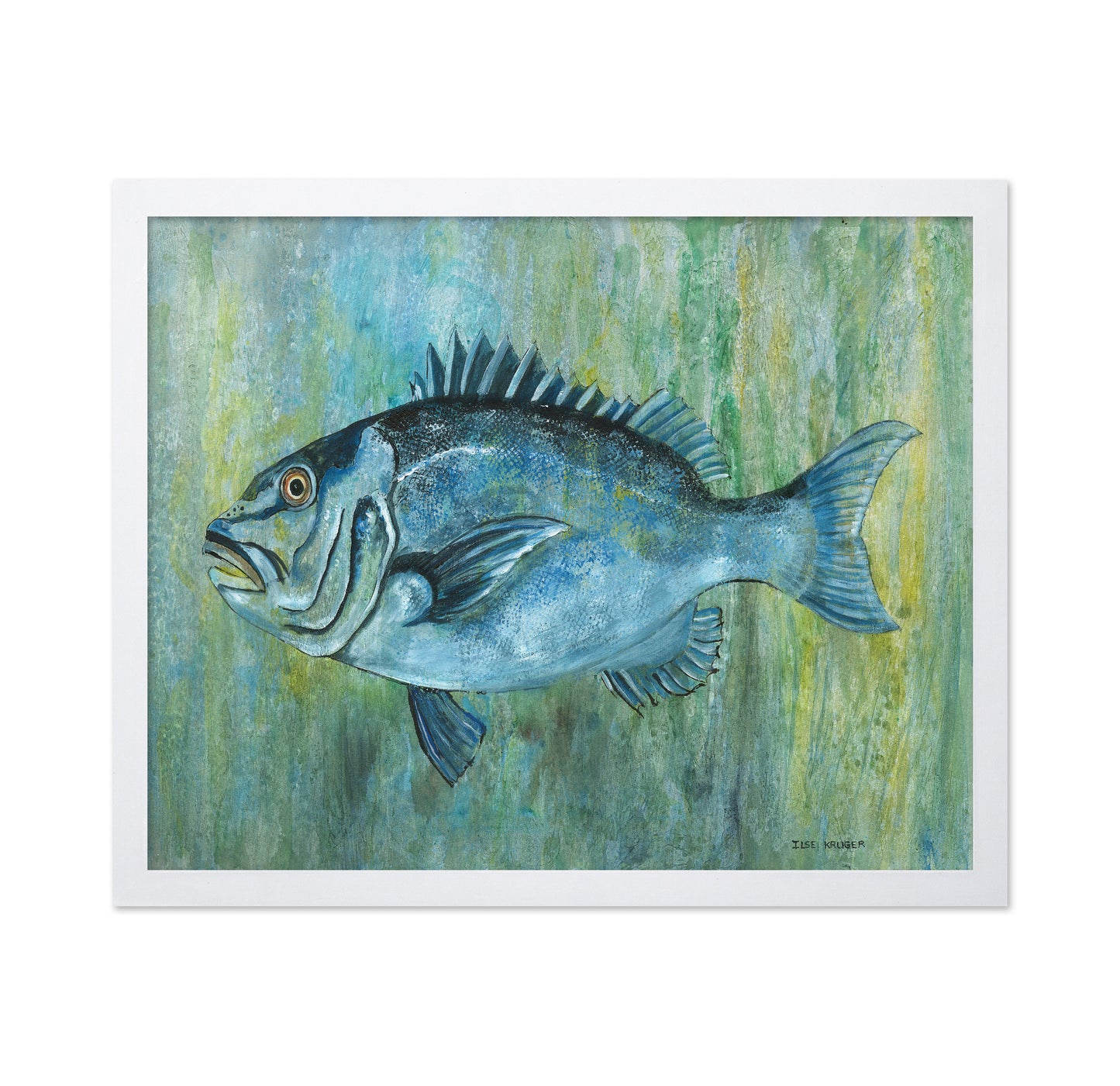 Fish With Vibrant Blue Hues