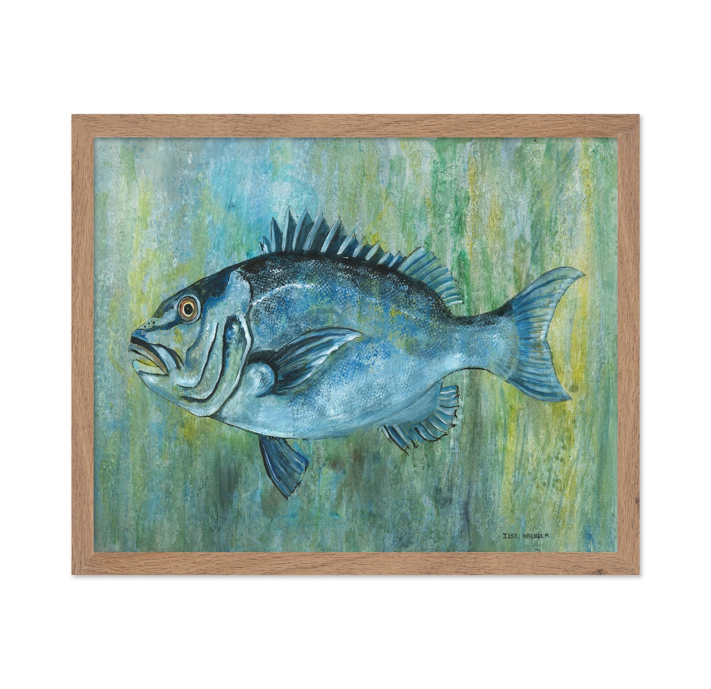 Fish With Vibrant Blue Hues